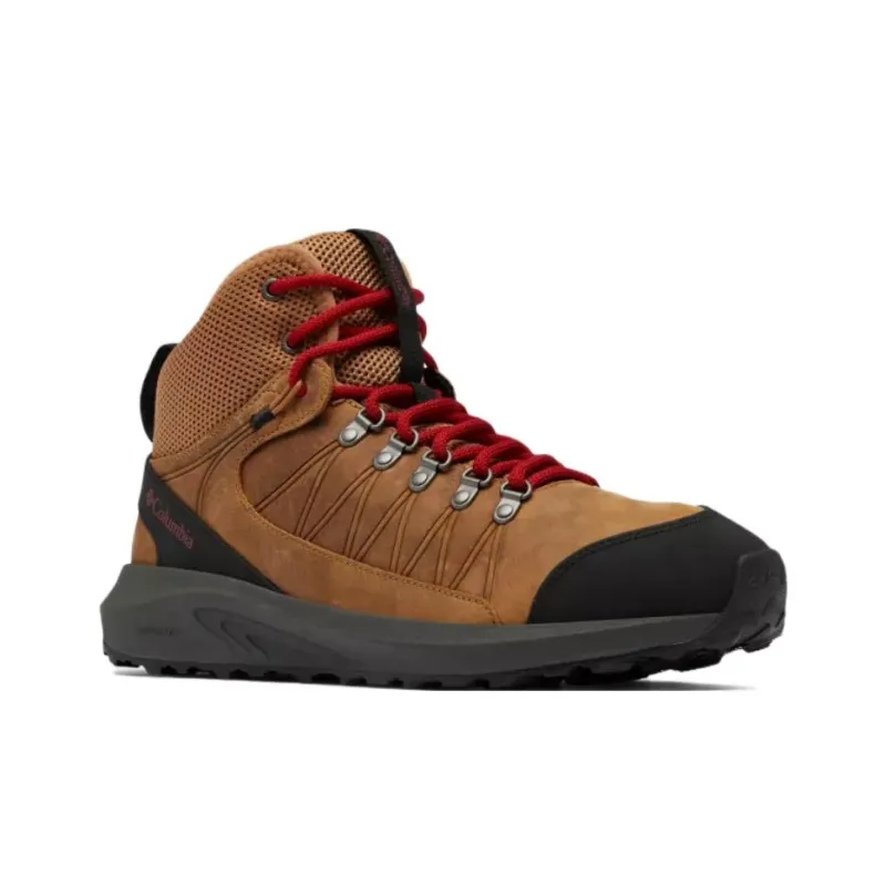 Columbia Trailstorm Anti-Slip Wear-Resistant Mid-Top Trekking Shoes Men's Brown-2