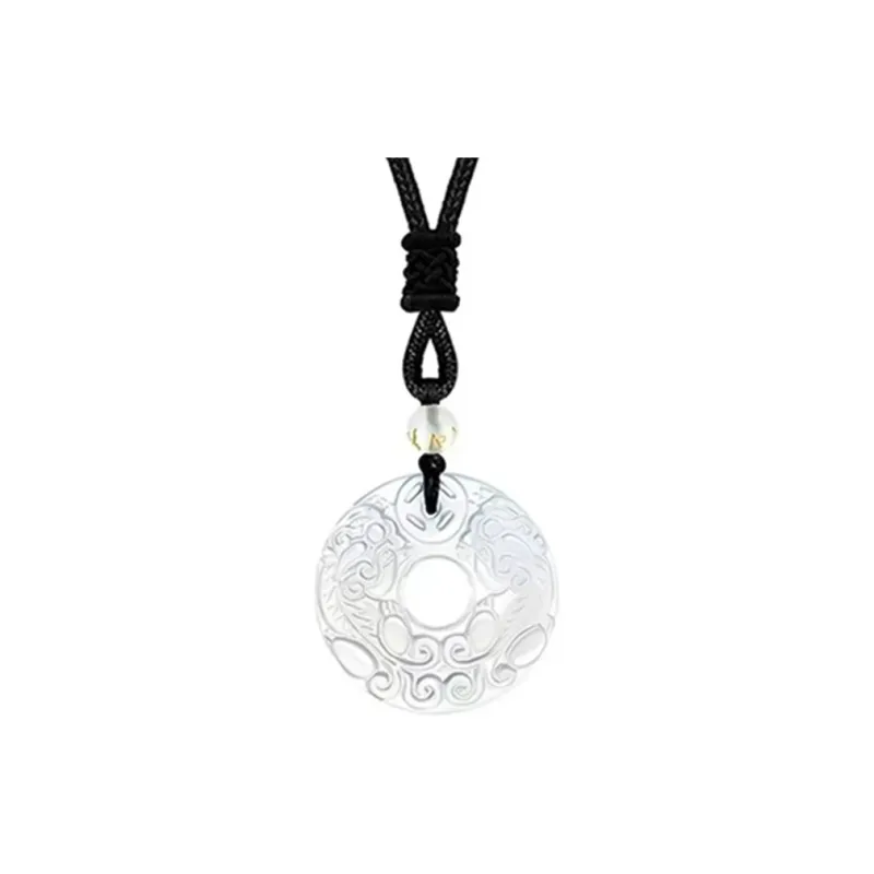 LIU GUI FU JEWELRY Chalcedony Jade Necklaces Unisex-1
