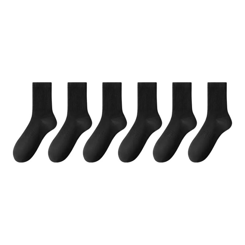 H YXIANG Mid Calf Socks Men's 6 Pack-2