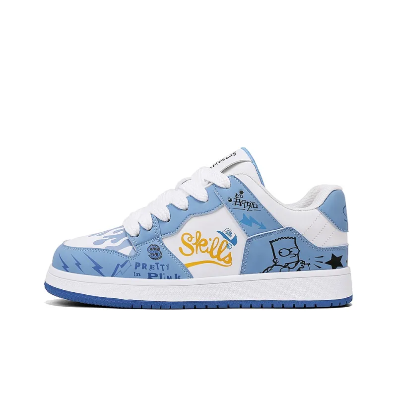 The Simpsons Low Top Skateboard Shoes Unisex-59