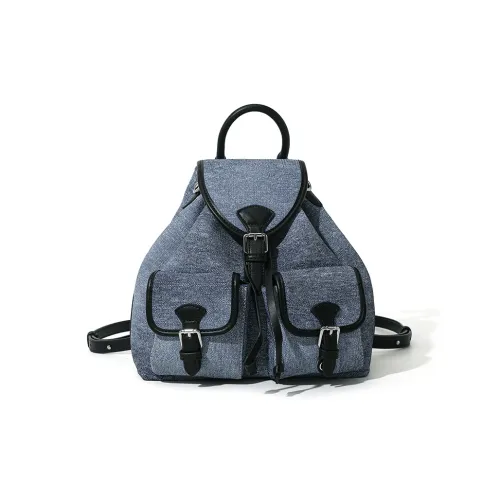 MASTER CANVAS Handheld Backpack Small Size Women's Blue
