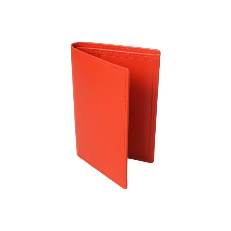 CDG Goatskin Wallet Unisex Orange-2