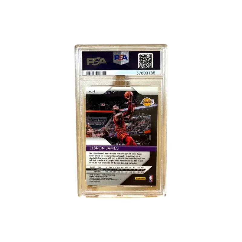 PANINI LeBron James 822018 Knight Prizm PSA 8 Player Card Graded Cards 1 Pc-1
