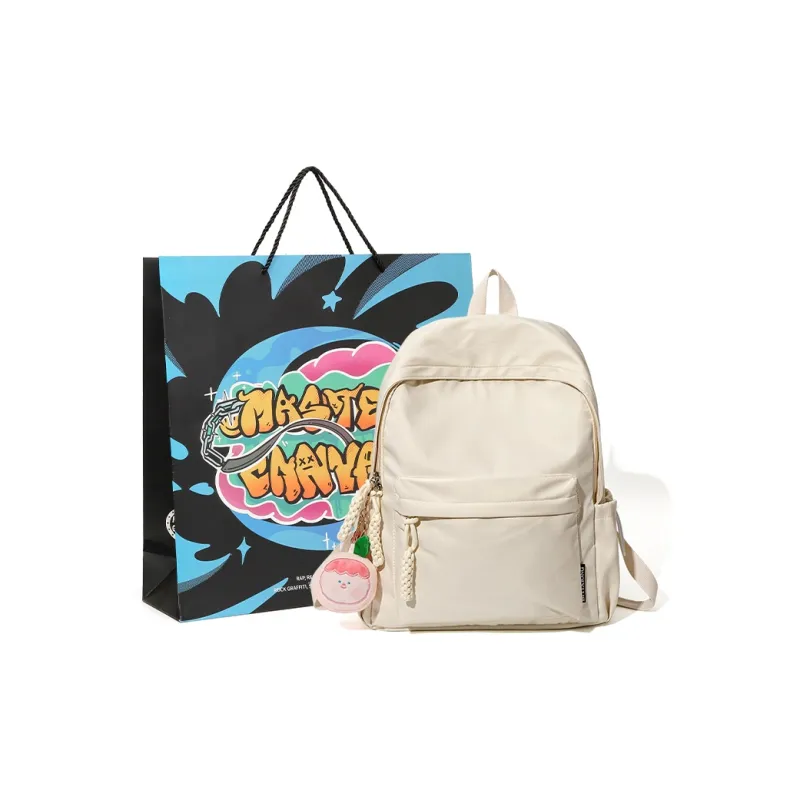 MASTER CANVAS Backpacks Ecru Includes Shopping Bag-1