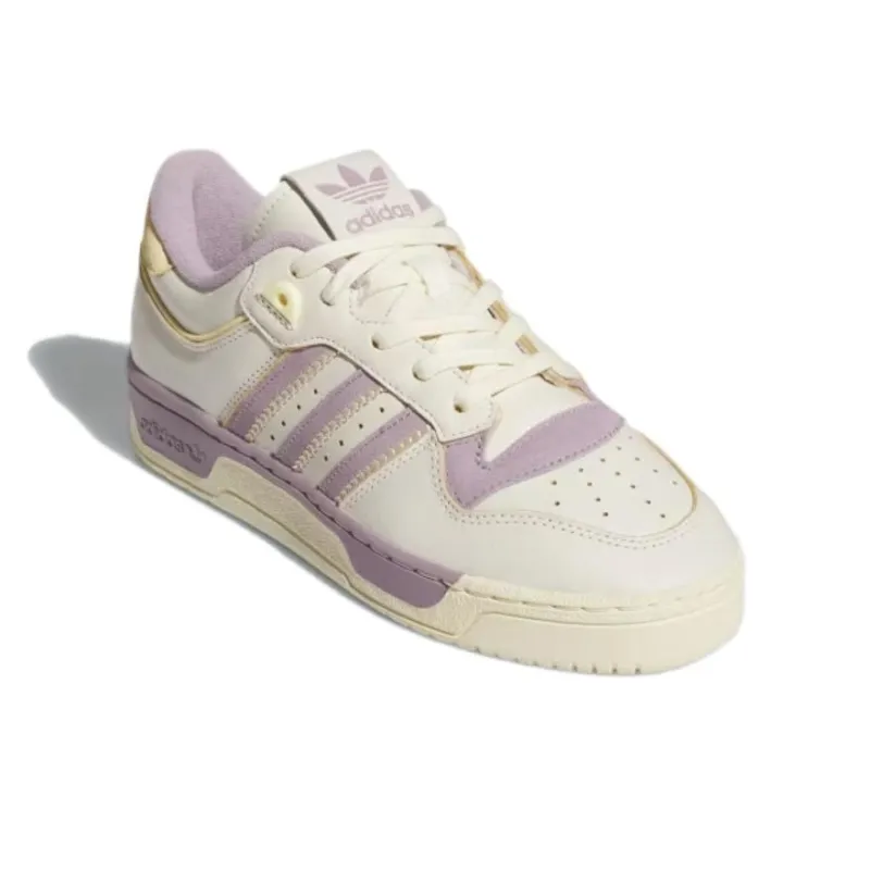 Adidas Rivalry 86 Low Cream White Preloved Fig Easy Yellow Women's-2
