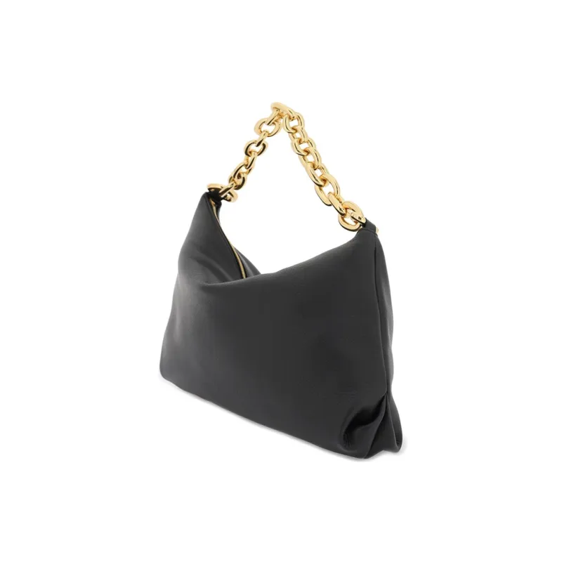 KHAITE Calfskin One Shoulder Handbags Women's Black-2