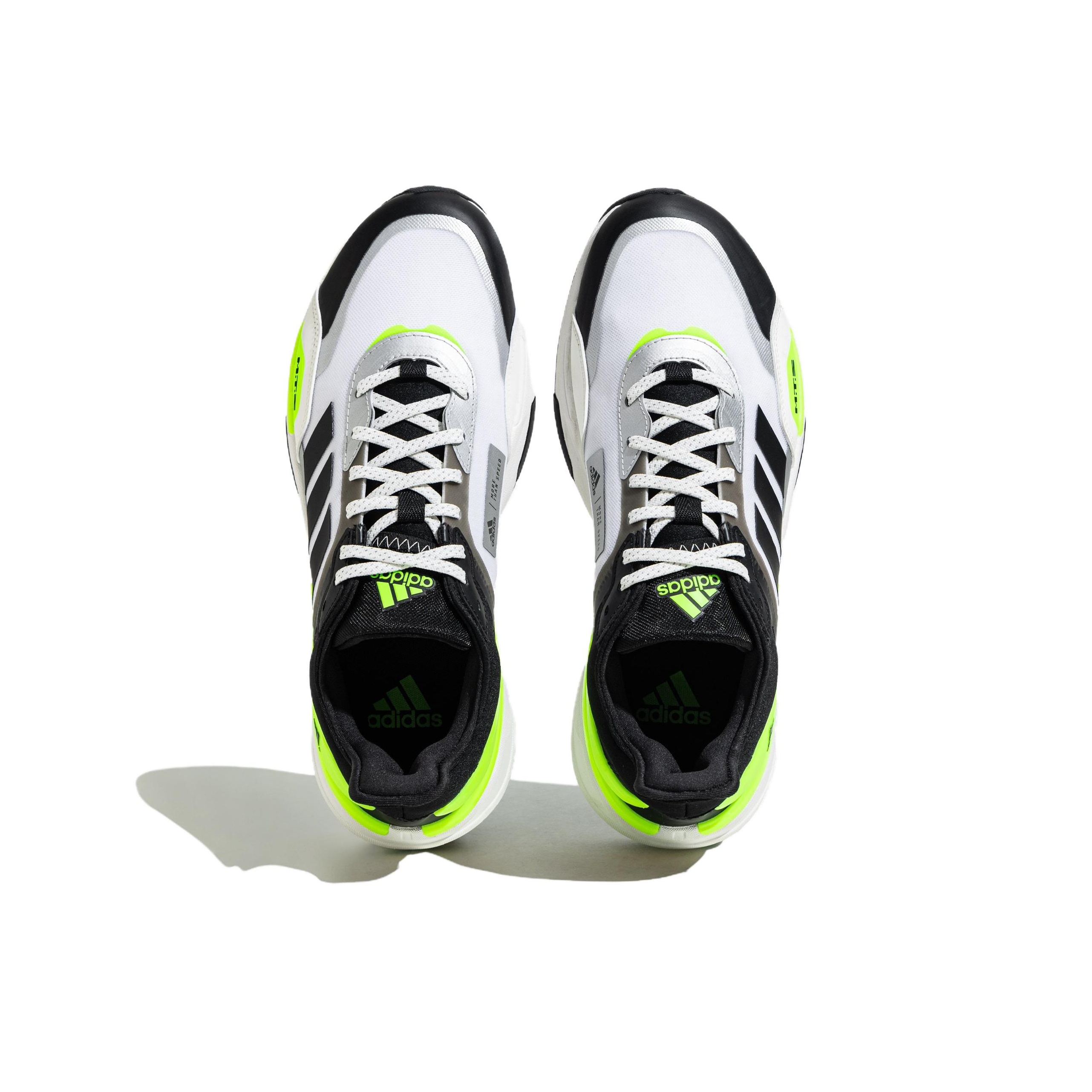 Adidas MTS Running Shoes Unisex Low-Top Black White Green US