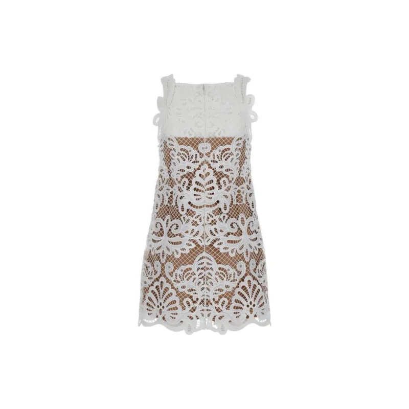 Self portrait Lace Detailed Sleeveless Dress-1