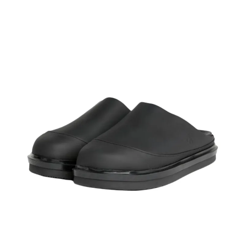 CALVIN KLEIN Wrap-toe Slippers Men's Black-2