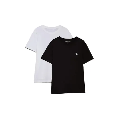 Calvin Klein T-Shirts Men 2 Pieces Set Bright White/black