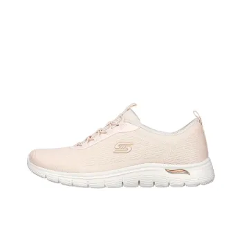 Skechers Arch Fit Slip-Resistant Support Lightweight Low-Top Casual Running Shoes Women's Pink