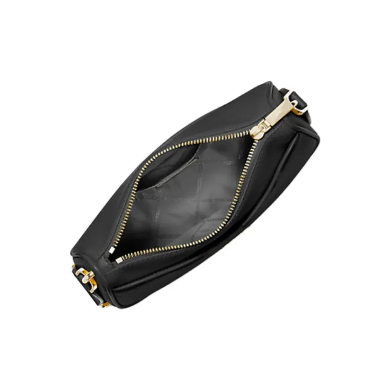 MICHAEL KORS Jet Set Pebble Patterned Leather PU Crossbody Bag, Shoulder Bag Medium Size Women's Black-2