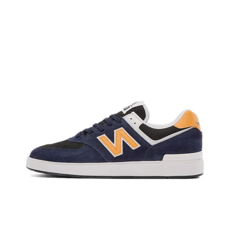 New Balance 574 Navy Yellow-0