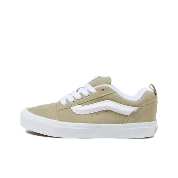 Vans Knu Skool Anti-Slip And Wear-Resistant Support Low-Top Skateboard Shoes Unisex Ecru