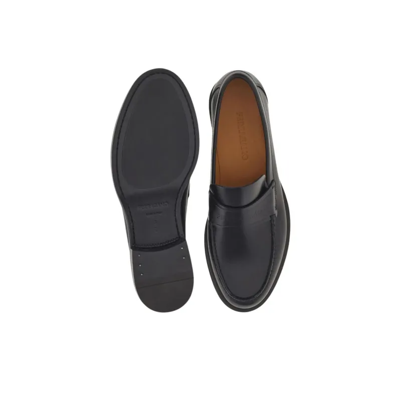 Ferragamo Loafers Men Black-5