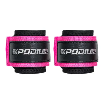XPODIUM Wristbands Protective 1 Pair Rose Red Nylon SPR Unisex