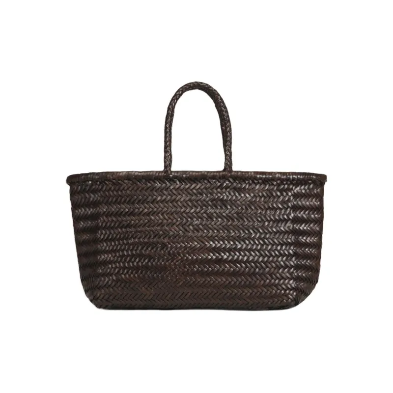 Dragon Diffusion Calfskin Tote Bag, Shopping Bag, Handbag Tubas Women's Brown-0