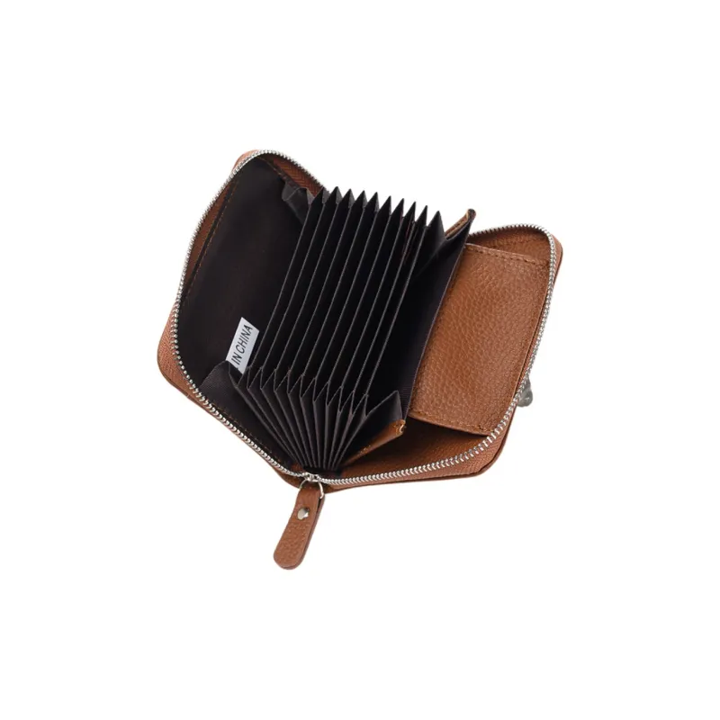 HAWA PU Card Holder Regular Unisex Black/Brown/Green/Red/Apricot/Blue/Gray/Purple-4