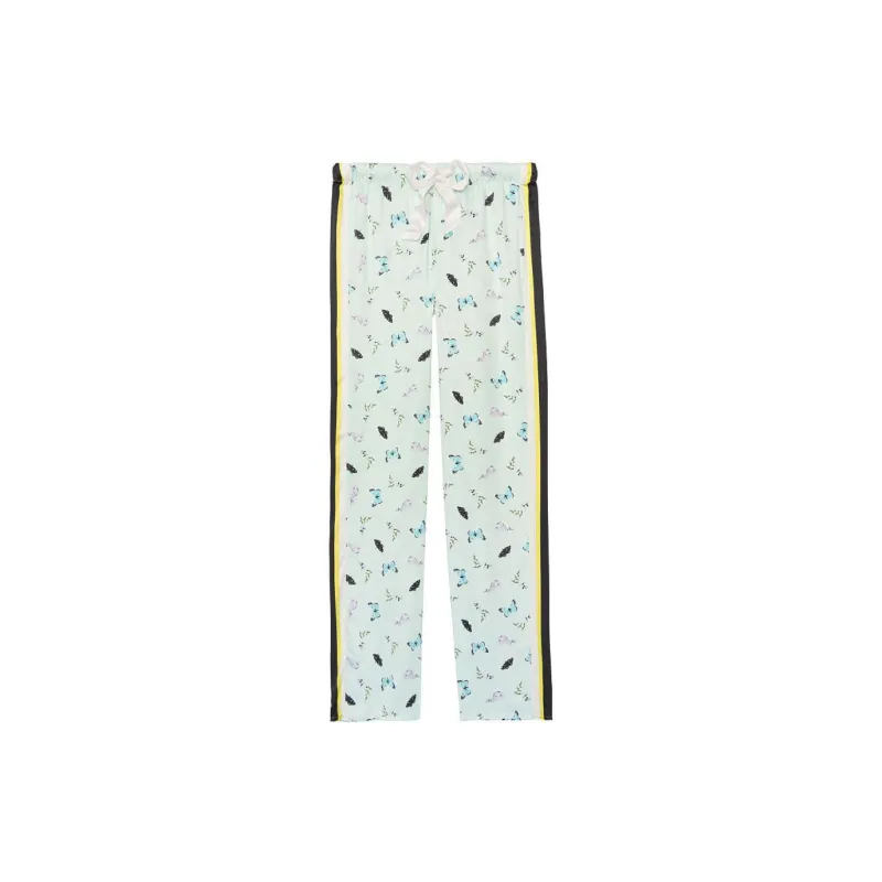 Victoria's Secret Pajama Pants Women's Blue With Animal Print-0