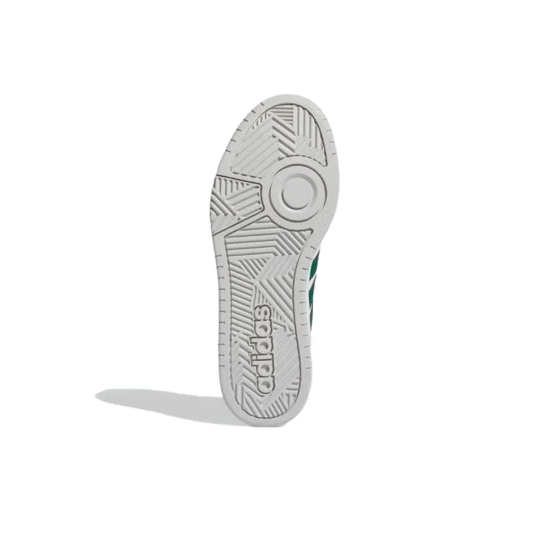 Adidas HOOPS 3.0 Summer Cushioning, Wear Resistant Low Top Skateboard Shoes Men's White Green-2