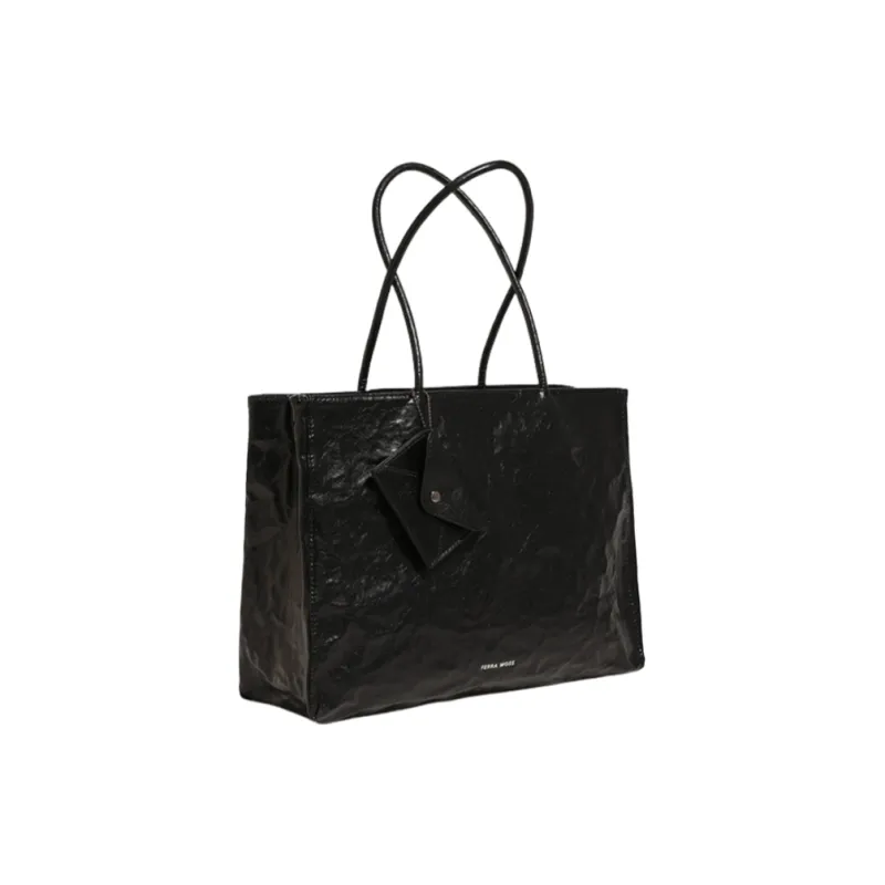 DALO Pu Shoulder Bag Handbag Women's Black/Milk White-1