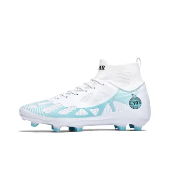 NMR FG Rubber Long Studs TF Rubber Broken Studs Slip Resistant And Abrasion Resistant Coverage Soccer Shoes Unisex