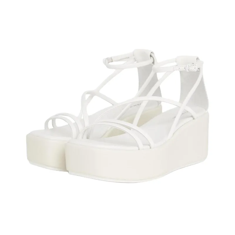 CALVIN KLEIN Strap Sandals 6cm Women's White-2