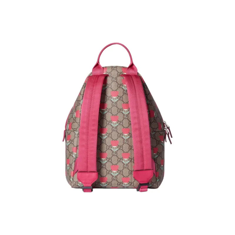 GUCCI Canvas Backpack Regular Kids' Beige & Ebony-3