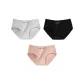 3 Pack[Heather Gray+Black+Light Pink]