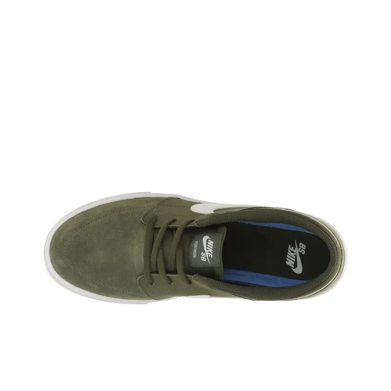 Nike Sb Portmore Ii Solar Canvas Medium Olive Summit White-3