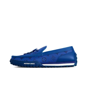 LOUIS VUITTON Racer Beanie Shoes Men's Blue