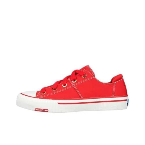 Skechers Bob's Skateboard Shoes Women's Low-Top Red