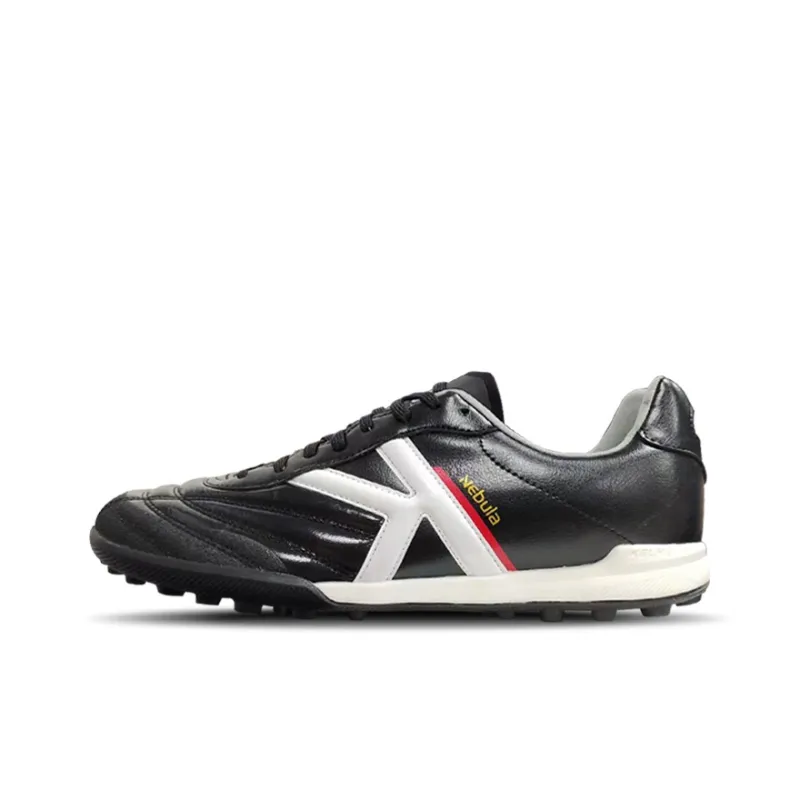 KELME TF Rubber Broken Studs Artificial Ground Anti Slip Wear Resistant Soccer Shoes Unisex White Black-0