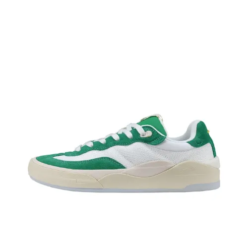 LiNing Skategeneral Skateboard Shoes Women's Low-Top White/Green