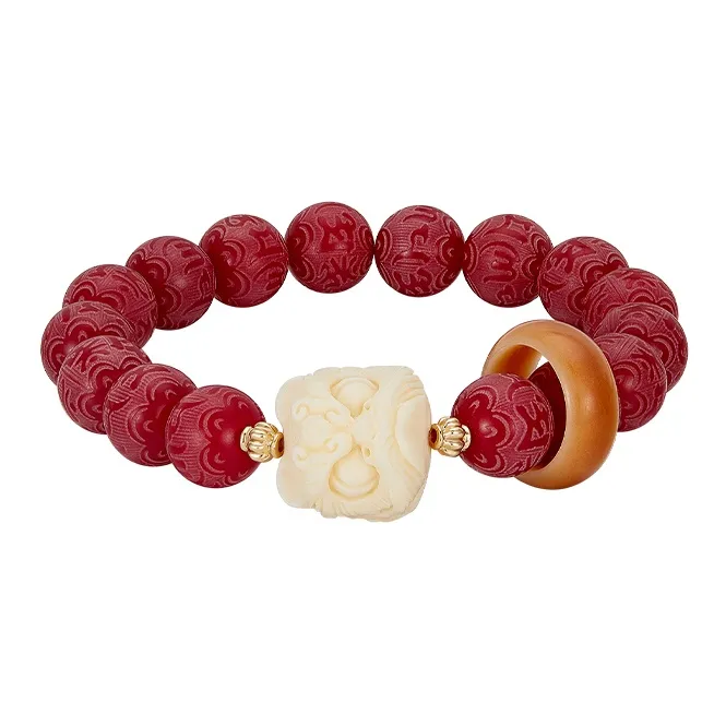 There Is You In The Long World White Jade Bodhi Bracelets Unisex-10
