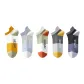 5 Pack (White Yellow+Dark Gray+Black Blue+Green White+Gray Blue)