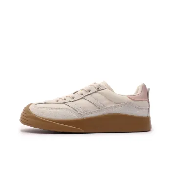 Mengsai Slip-Resistant Breathable Low-Top Canvas Shoes Women's Light Apricot Pink