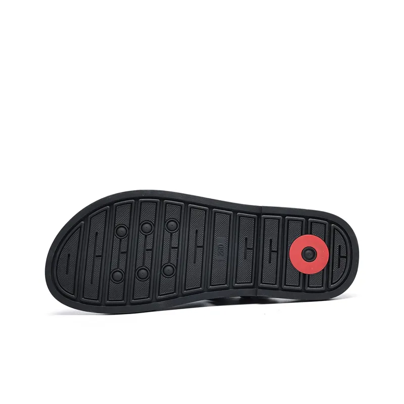 C°BANNER Rubber Sole Odor Resistant Slide Slippers Men's Brown-4
