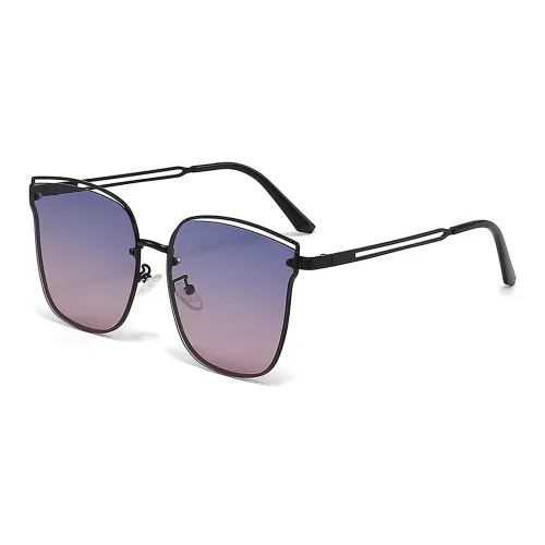 rectangle-frame tinted-lens sunglasses