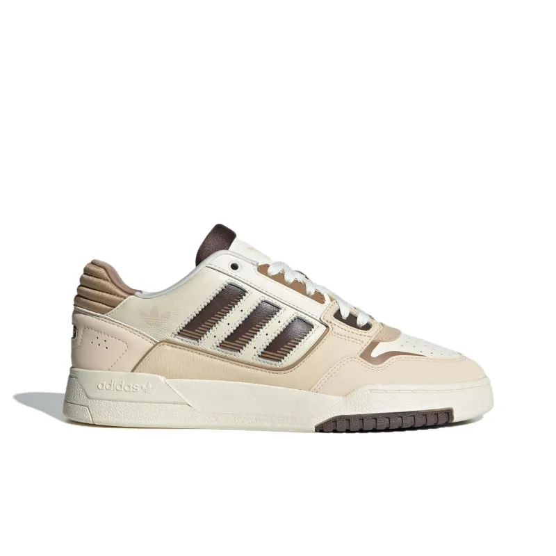 Adidas Originals Drop Step 2.0 Low Top Skateboard Shoes Unisex White Brown-1