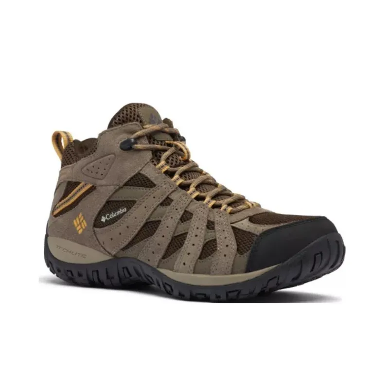Columbia Redmond Anti Slip Wear Resistant Mid Top Running Shoes Men's Coffee-2