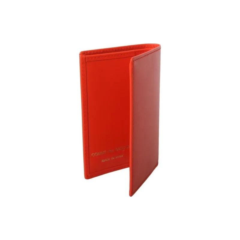 CDG Goatskin Wallet Unisex Orange-1