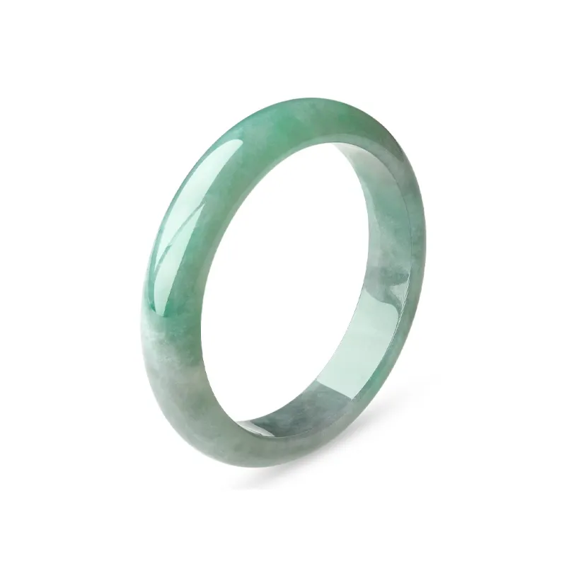 LAOMIAO Bean Type Jadeite Imperial Noble Lady Bangle Women's-15
