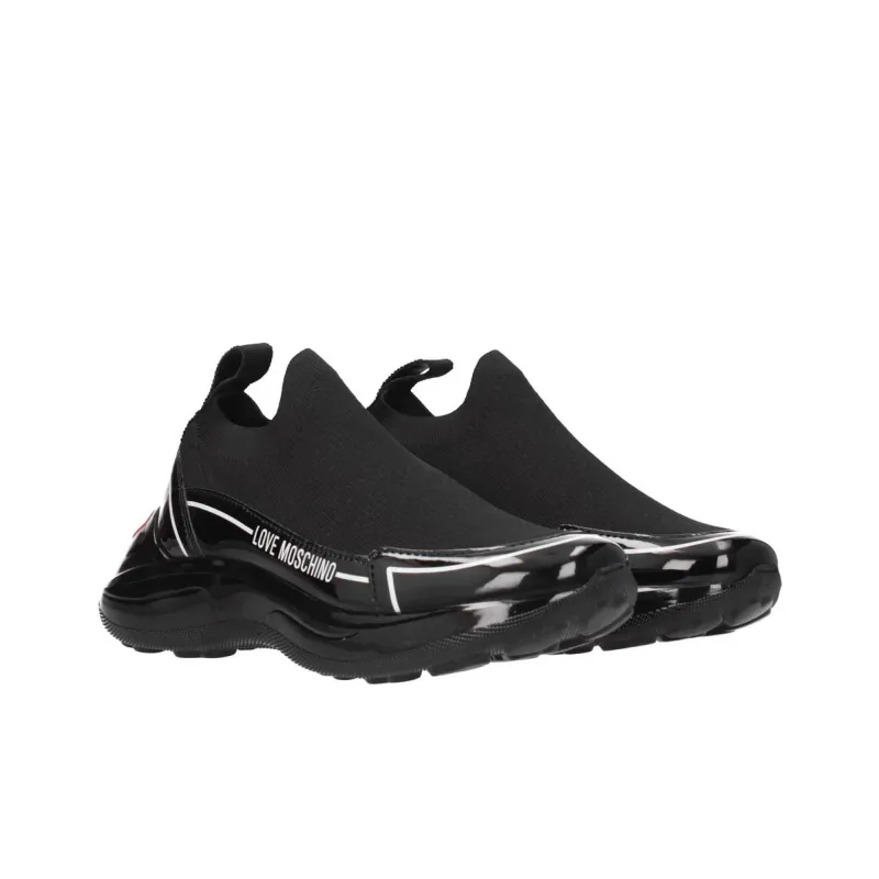 LOVE MOSCHINO Low Top Casual Shoes Women's Black-3