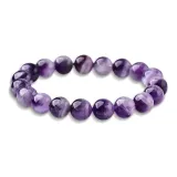 Purple Radiance Beaded Bracelet