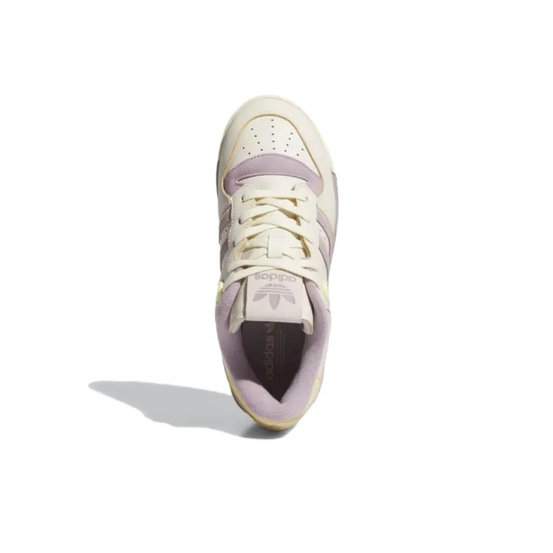 Adidas Rivalry 86 Low Cream White Preloved Fig Easy Yellow Women's-3