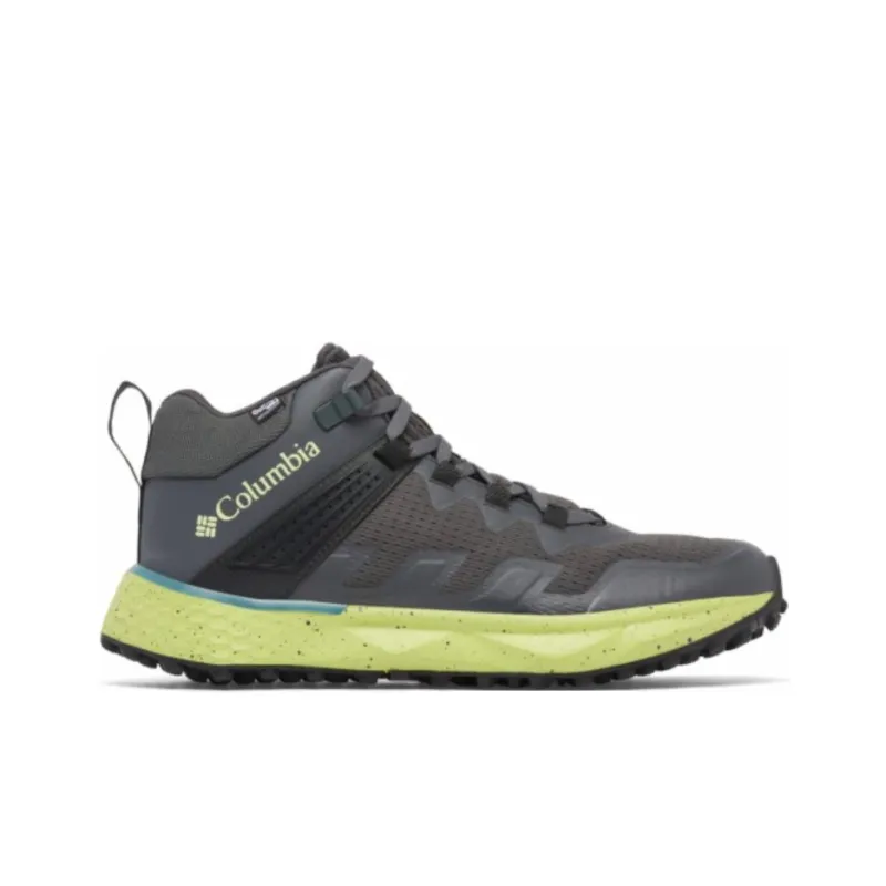 Columbia Facet 75 Cushioned Anti-Slip Wear-Resistant And Water-Resistant Mid-Top Hiking Boots Men's Gray Green-1
