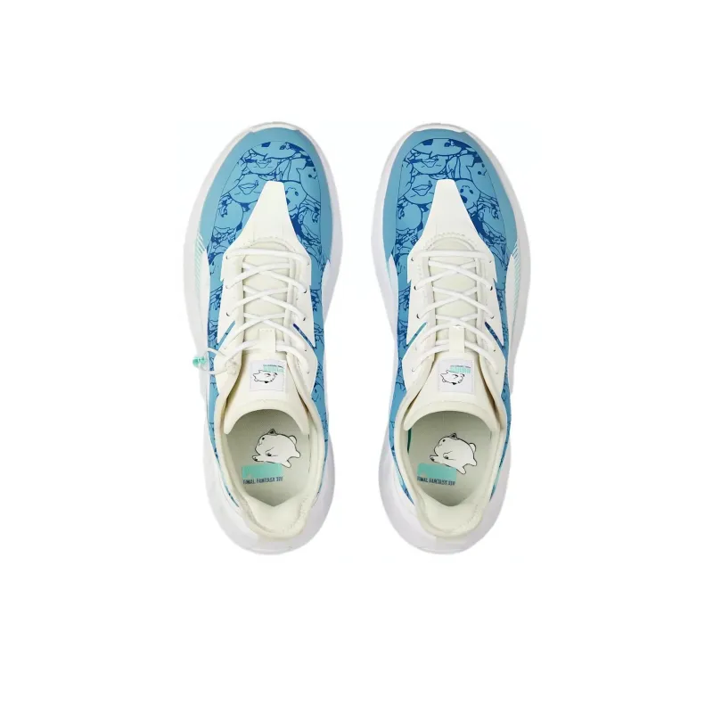 FINAL FANTASY XIV x PUMA Maco SL Durable Breathable Low-Top Casual Shoes Unisex White Blue-3
