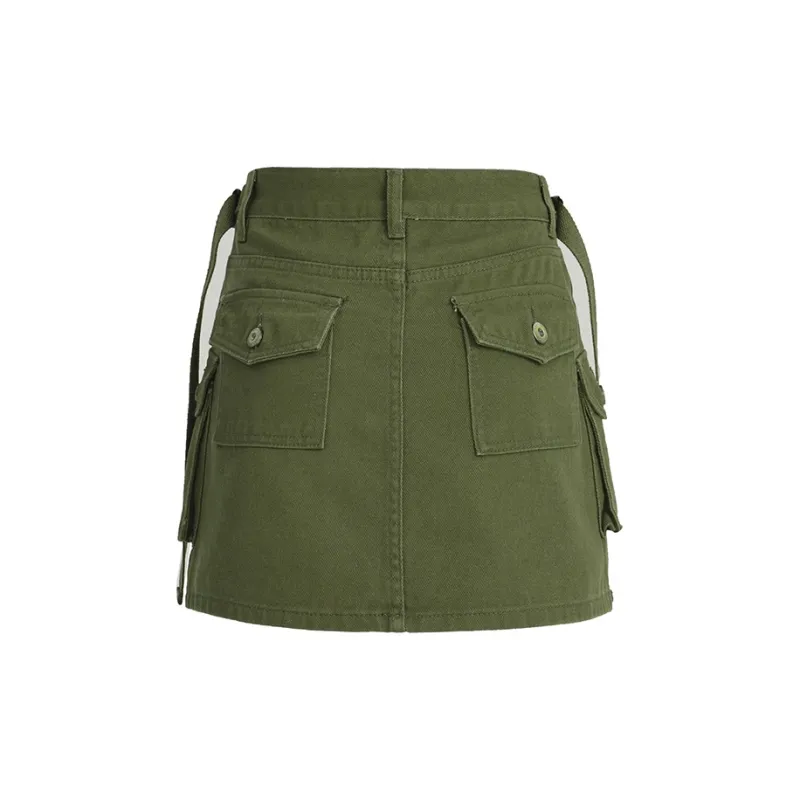 FHMY Denim Short Skirts Women's-1