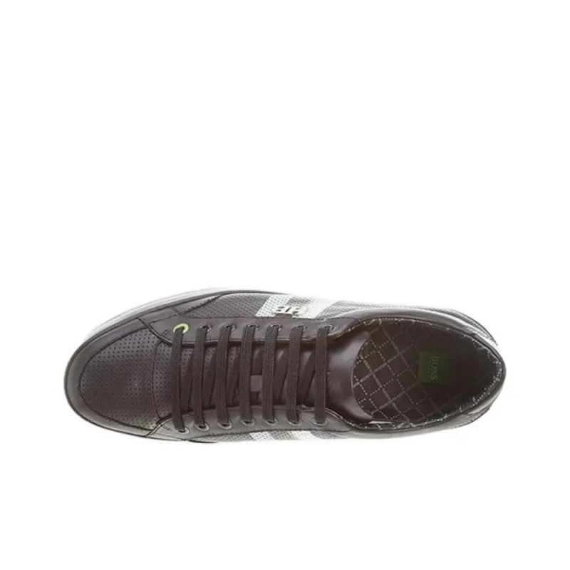 HUGO BOSS Apache Club Low-Top Skateboard Shoes Men's Brown-4